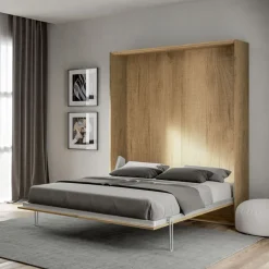 Letto Matrimoniale a Scomparsa Verticale in Diverse Finiture - Magicompare