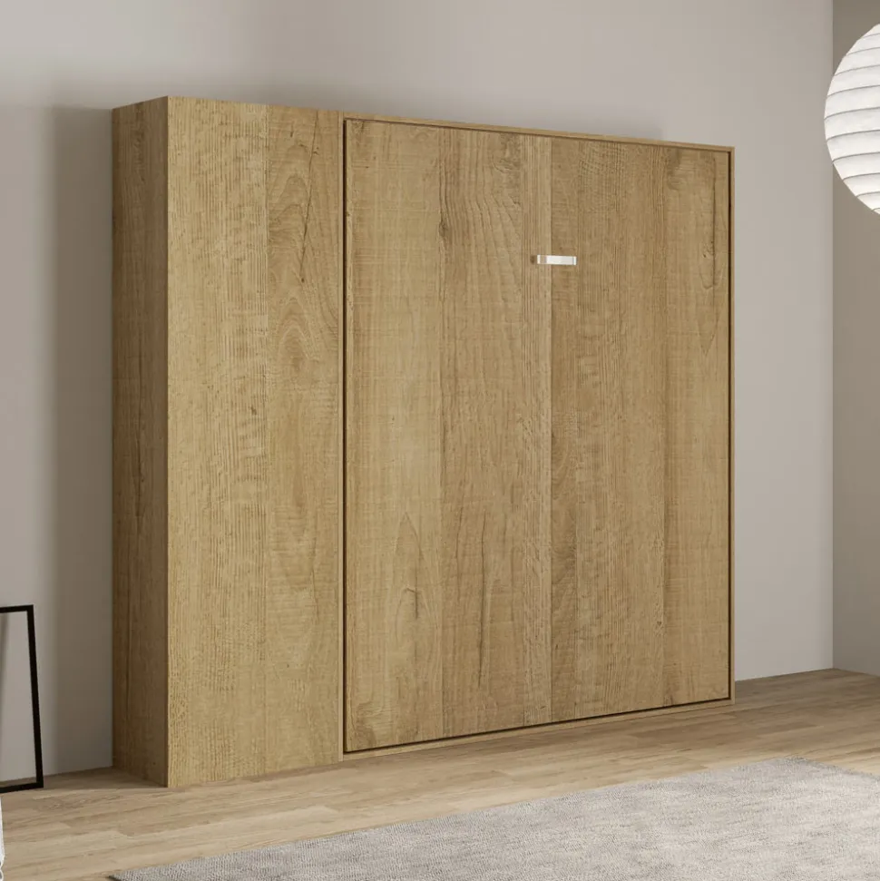 Letto Matrimoniale a Scomparsa Verticale con Colonna - Magicompare