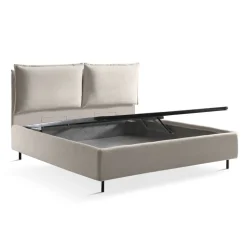 Letto Matrimoniale con Box Contenitore Realizzato in Italia - Ernesta