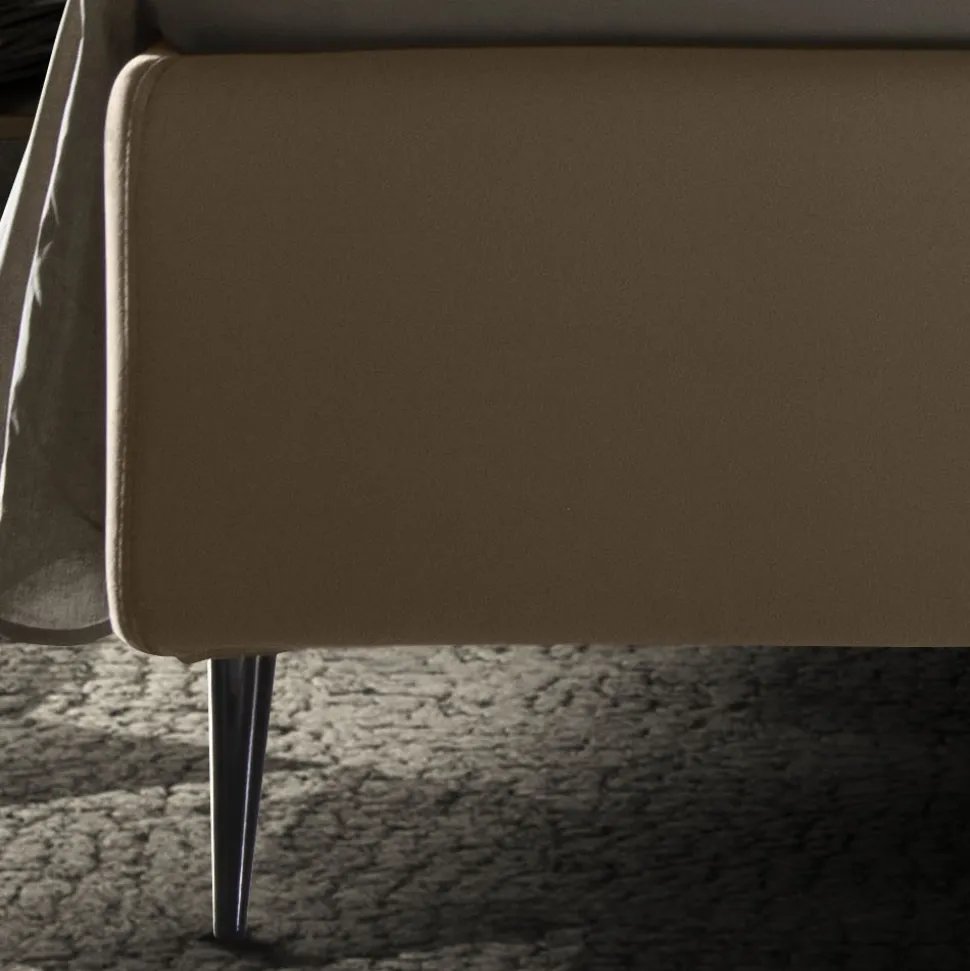 Letto Matrimoniale con Box Contenitore e Rete 160x190 Made in Italy - Sallie