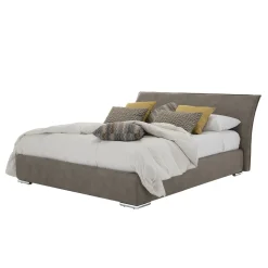 Letto Matrimoniale con Contenitore in Tessuto o Ecopelle Made in Italy – Doremì