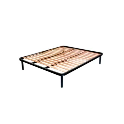 Letto Matrimoniale con Pediera Coordinata Corten - Peter