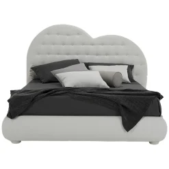 Letto Matrimoniale di Lusso con Box e Swarovski Made in Italy – Cuoricino