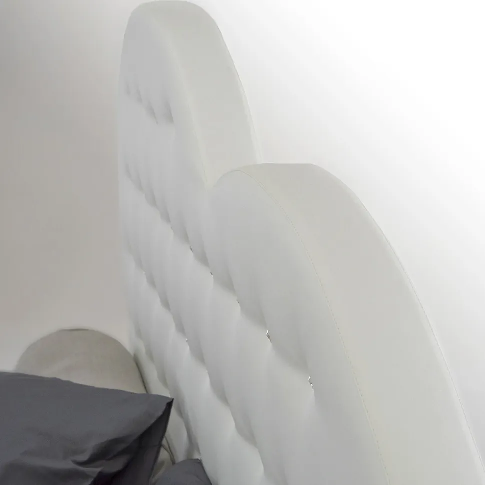 Letto Matrimoniale di Lusso con Box e Swarovski Made in Italy – Cuoricino