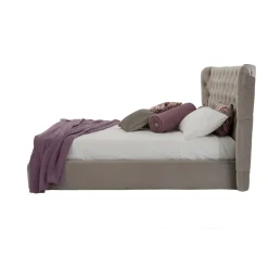 Letto Matrimoniale di Lusso con Box e Testata Capitonnè Made in Italy – Papero