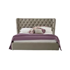 Letto Matrimoniale di Lusso con Box e Testata Capitonnè Made in Italy – Papero