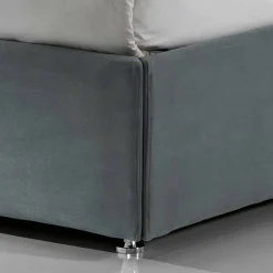 Letto matrimoniale imbottito moderno con box alzante 160x190/200cm Sun