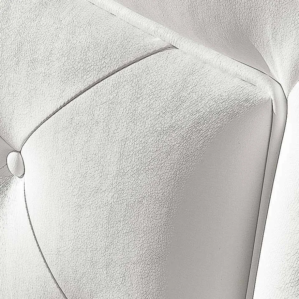 Letto matrimoniale imbottito in ecopelle con box 160x190/200 cm Agly