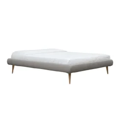 Letto Matrimoniale Imbottito con Materasso e 2 Comodini Made in Italy - Rolly