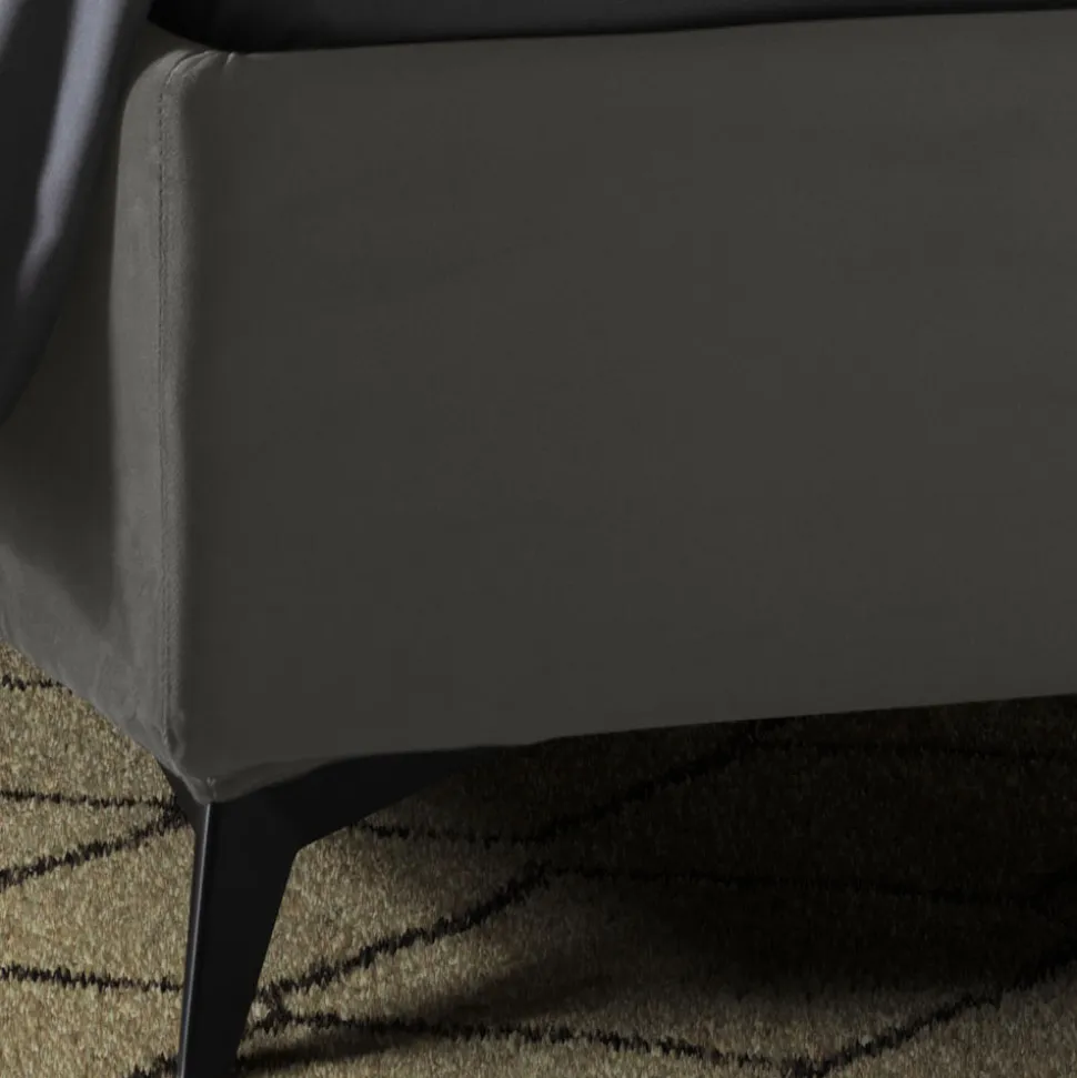 Letto Matrimoniale Imbottito con Box Contenitore Made in Italy - Girasole
