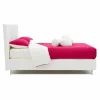 Letto Matrimoniale Imbottito in Similpelle con Swarovski Made in Italy - Perzio