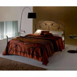 Letto Matrimoniale in Ferro Battuto Cigno