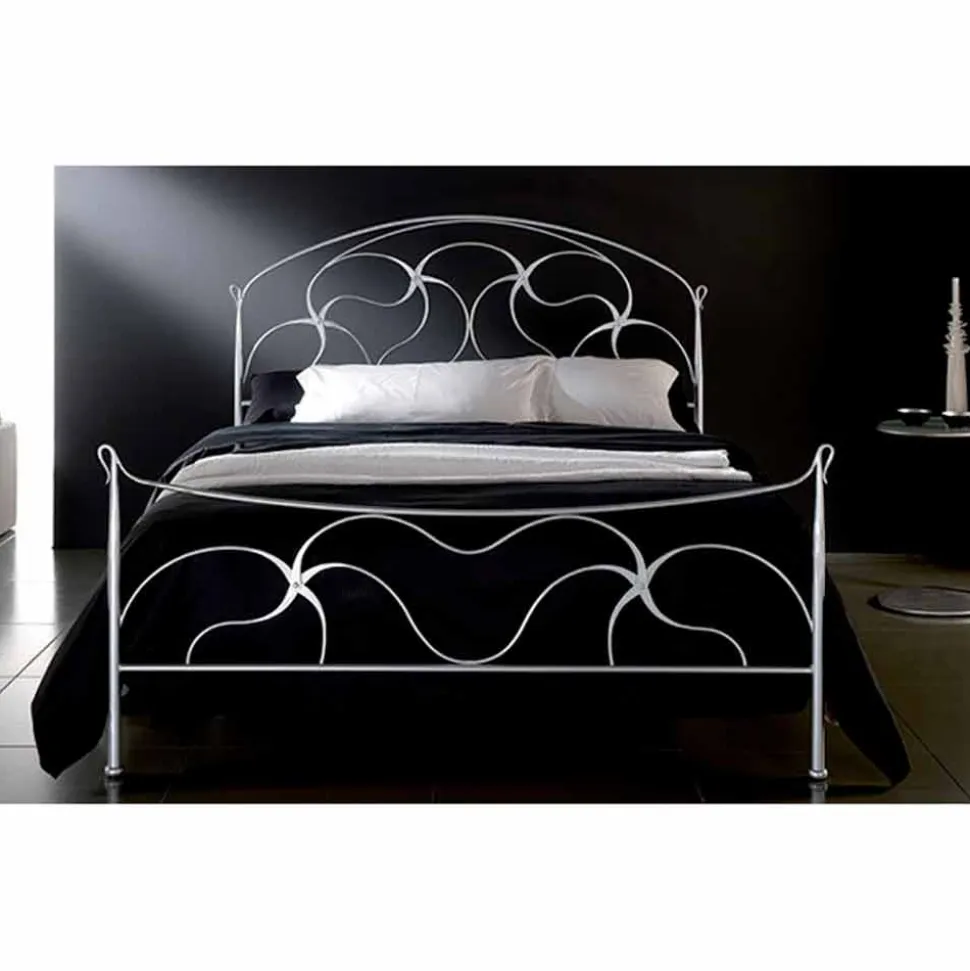 Letto Matrimoniale in Ferro Battuto Cigno