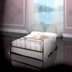 Letto Matrimoniale in Ferro Battuto Auriga