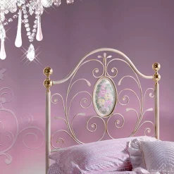 Letto Matrimoniale in Ferro Battuto Turchese