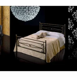 Letto Matrimoniale in Ferro Battuto Topazio