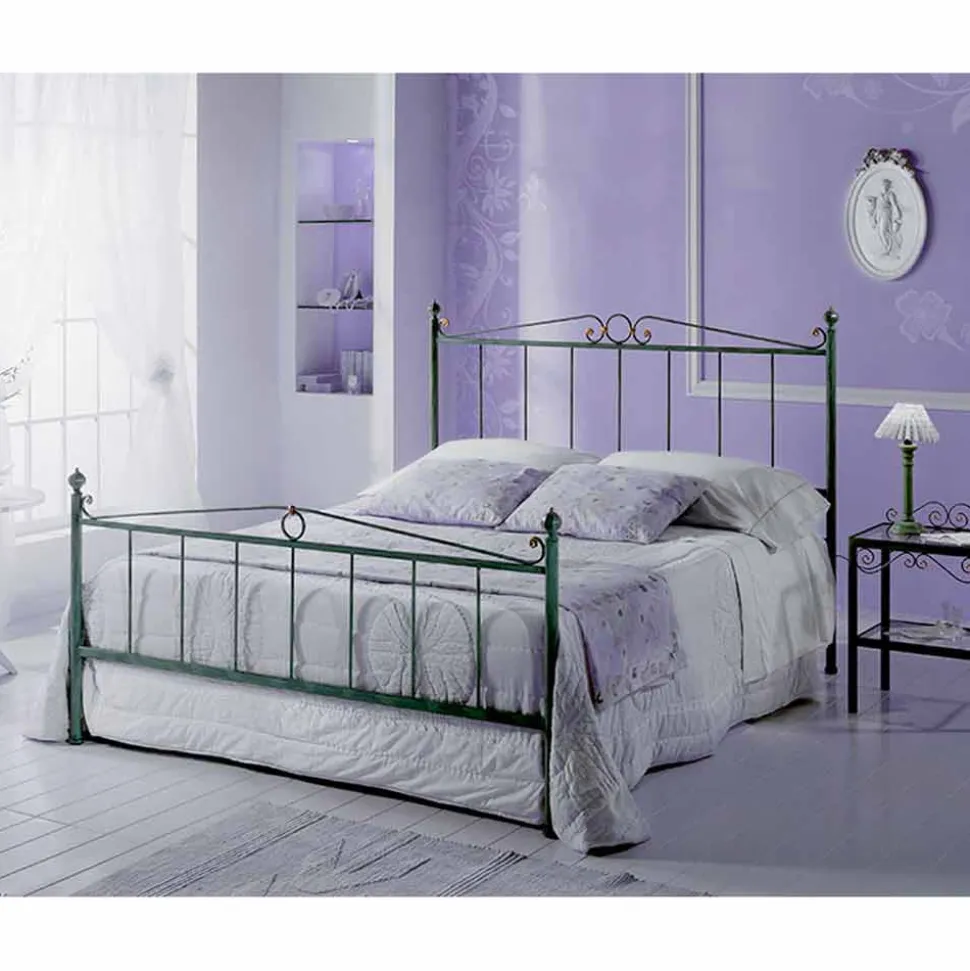 Letto Matrimoniale in Ferro Battuto Fauno
