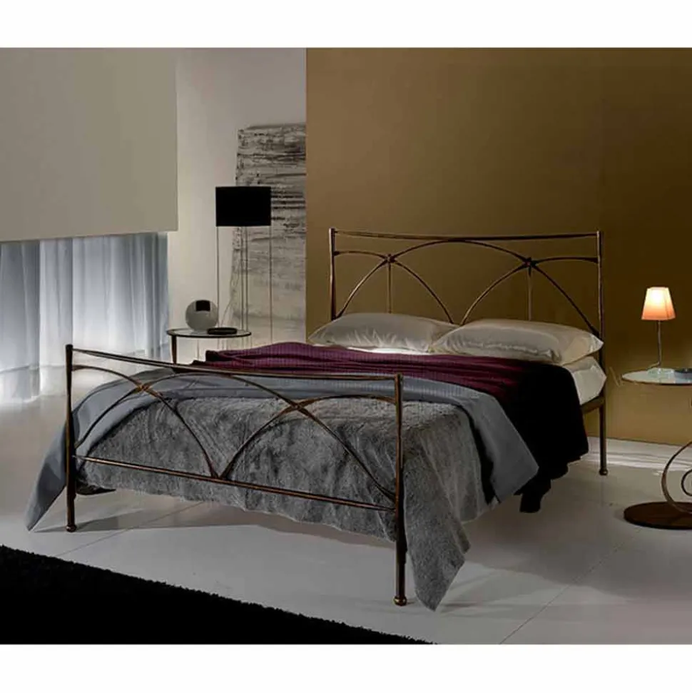 Letto Matrimoniale in Ferro Battuto Persefone