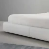 Letto matrimoniale in pelle imbottito Long Island made Italy