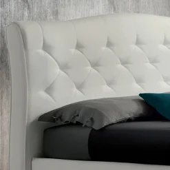 Letto Matrimoniale Moderno con Box e Testata Trapuntata - Londra