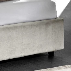 Letto Matrimoniale Moderno Imbottito Design Trapuntato o Liscio - Aftamo