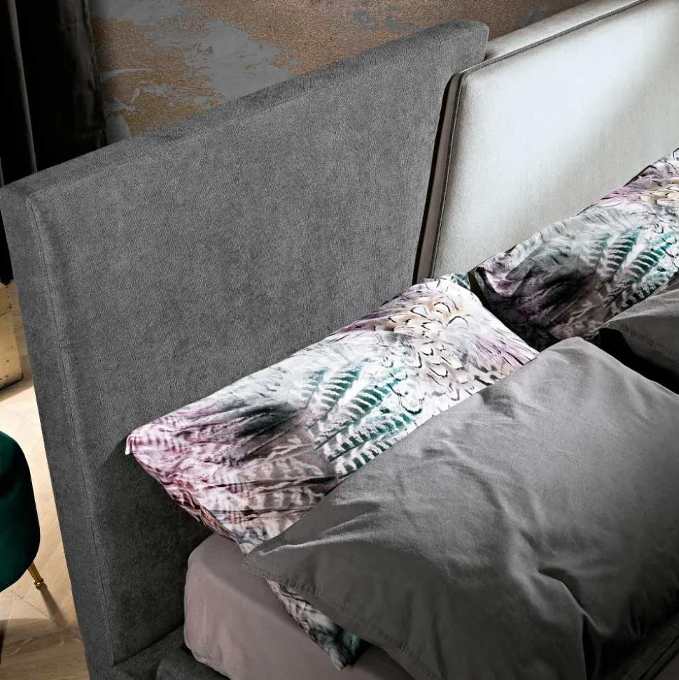 Letto Matrimoniale Moderno Imbottito Design Trapuntato o Liscio - Aftamo