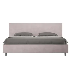 Letto Matrimoniale 200x200 cm con Testata in Microfibra Made in Italy - Pallone