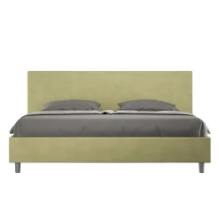 Letto Matrimoniale 190x200 cm con Testata in Microfibra Made in Italy - Pallone