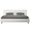 Letto Matrimoniale 180x200 cm con Testata in Similpelle Made in Italy - Pallone