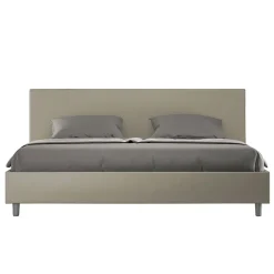 Letto Matrimoniale 180x200 cm con Testata in Similpelle Made in Italy - Pallone