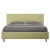 Letto Matrimoniale 160x200 cm con Testata in Microfibra Made in Italy - Pallone
