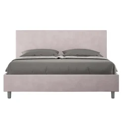Letto Matrimoniale 160x200 cm con Testata in Microfibra Made in Italy - Pallone