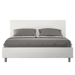 Letto Matrimoniale 160x200 cm con Testata in Similpelle Made in Italy - Pallone