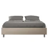 Letto Matrimoniale 160x200 cm Rivestito in Similpelle Made in Italy - Atleta