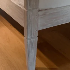 Letto Matrimoniale 160x200 con Baldacchino in Legno Teak Massello - Acquarello