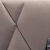 Letto Matrimoniale 160x190 con Lavorazione a Trapuntatura Geometrica - Ciottolino