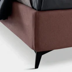 Letto Matrimoniale 160x190 con Linee Ricurve e Doppia Fascia Trapuntata - Gioie
