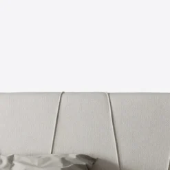 Letto Matrimoniale 160x190 con Profili Cordonati Obliqui nella Testata - Euforie