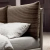 Letto Matrimoniale 160x190 con 2 Soffici Cuscinoni nella Testata - Tramonti