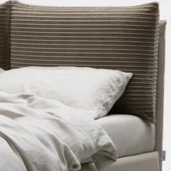 Letto Matrimoniale 160x190 con 2 Soffici Cuscinoni nella Testata - Tramonti