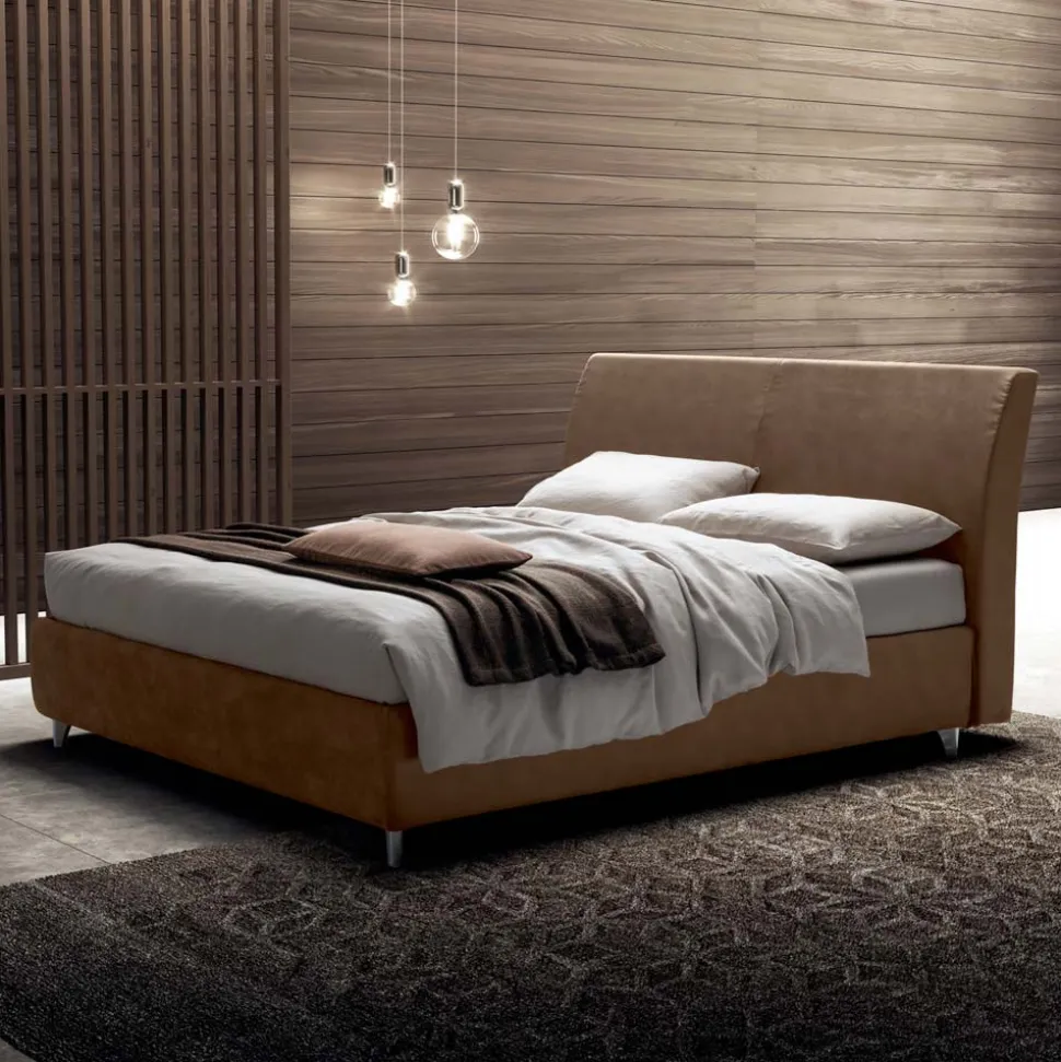 Letto Matrimoniale 160x190 con Testata Curva e di Importante Spessore - Magie