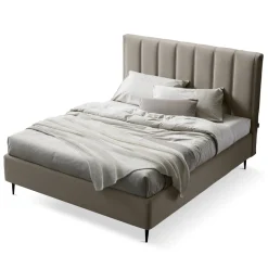 Letto Matrimoniale 160x190 con Trapuntatura a Fasce Larghe Verticali - Magan
