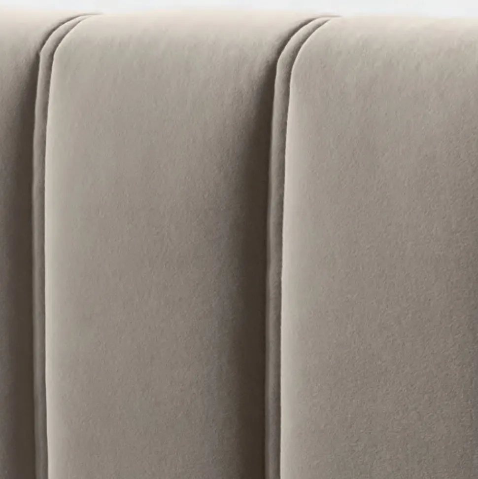 Letto Matrimoniale 160x190 con Trapuntatura a Fasce Larghe Verticali - Magan