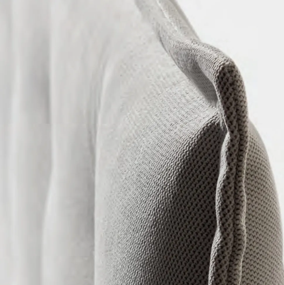 Letto Matrimoniale 160x190 in Tessuto con Testata con Bottoni Made in Italy - Sogni