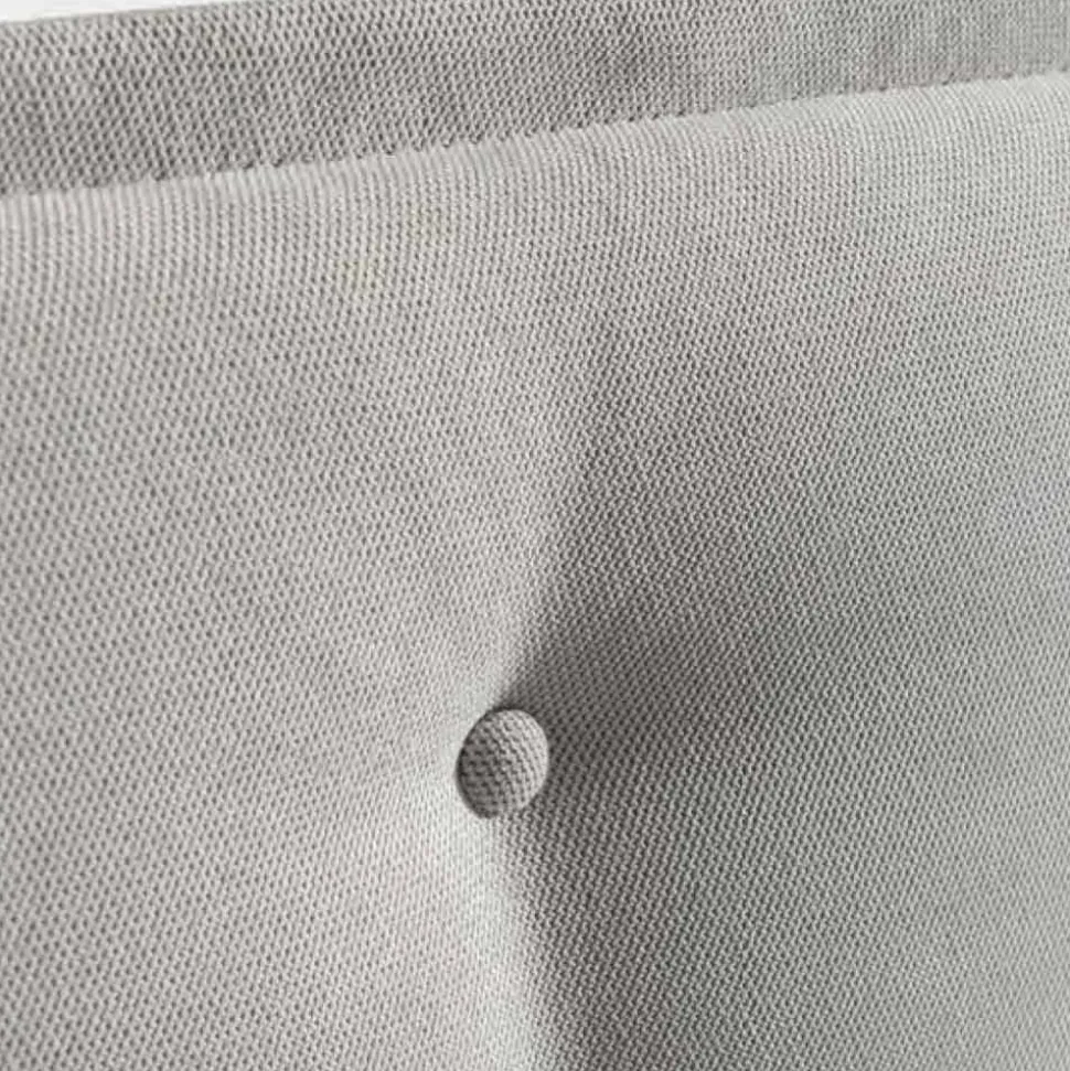 Letto Matrimoniale 160x190 in Tessuto con Testata con Bottoni Made in Italy - Sogni