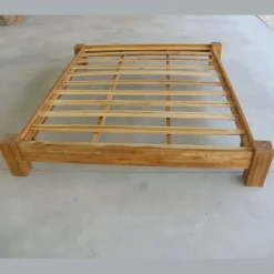 Letto Matrimoniale 160x200 Realizzato in Legno Teak Massello - Affresco