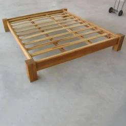 Letto Matrimoniale 160x200 Realizzato in Legno Teak Massello - Affresco