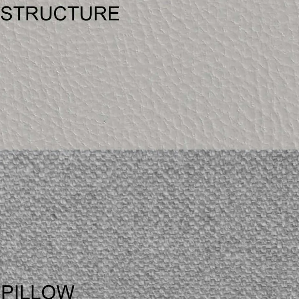 Letto Rotondo Matrimoniale Rivestito in Ecopelle, Design Made in Italy - Vesio