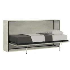 Letto Singolo a Scomparsa Orizzontale Made in Italy - Collaborativo
