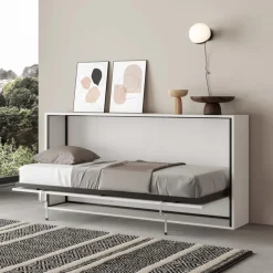 Letto Singolo a Scomparsa Orizzontale Made in Italy - Collaborativo